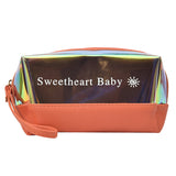 Contrasting Color Letters Water-Repellent Travel Swimming Storage Bag