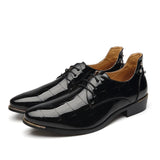Fashion Business Men Dress Shoes Genuine Leather Pointed Toe Slip on Flats Loafers Formal Office Shoes Men Leather Oxfords