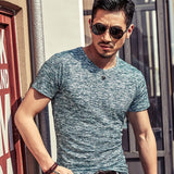 2019 NEW Trendy Men T Shirt Casual Long Sleeve Slim Men's Basic Tops Tees Summer Stretch T-shirt Mens Clothing Chemise Homme