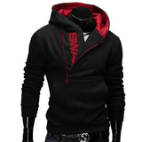 2019 New Arrivals Autumn Fashion men Casual Slim letter printing head side zipper Cashmere sweater male Outerwear tops