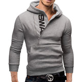 2019 New Arrivals Autumn Fashion men Casual Slim letter printing head side zipper Cashmere sweater male Outerwear tops