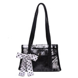 Lady Bow Transparent Embroidered Mother-And-Child Bag