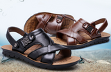 Casual Men Large Size Soft Bottom Outdoor Dual-Use Slippers