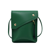 Fashion solid color flip phone bag