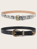 Two-Piece Fashion Simple Ladies Belt