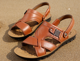 Casual Men Large Size Soft Bottom Outdoor Dual-Use Slippers
