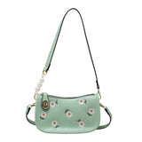 Fashion embroidered sunflower shoulder bag