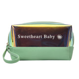 Contrasting Color Letters Water-Repellent Travel Swimming Storage Bag