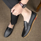 Oone-Legged Casual Shoes, Soft-Soled Driving Peas Shoes