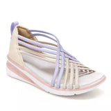 Breathable Sports Braided Fish Mouth Shoes