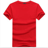 BINYUXDHot Sale high quality fashion T Shirt large size Men T-Shirt Short Sleeve Solid Casual Cotton Tee Shirt  Summer Clothing