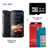 DOOGEE S40 4GNetwork Rugged Mobile Phone 5.5inch Display 4650mAh MT6739 Quad Core 3GB RAM 32GB ROM Android 9.0 8.0MP IP68/IP69K