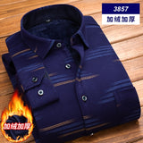 High Quality Mens Shirt Long Sleeve Thicken Warm Shirt Fashion Soft Casual Flannel Shirt Comfortable Plus Size L-4XL Mans Shirt