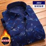 High Quality Mens Shirt Long Sleeve Thicken Warm Shirt Fashion Soft Casual Flannel Shirt Comfortable Plus Size L-4XL Mans Shirt