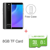 LEAGOO S8 Smartphone 5.72'' HD+ IPS 1440*720 Screen Android 7.0 MTK6750 Octa Core 3GB+32GB Quad-Cam Fingerprint 4G Mobile Phone