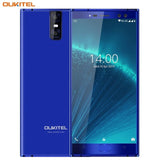 OUKITEL K3 Pro 4GB+64GB Smartphone Android 9.0 Pie MT6763 Octa Core 5.5" FHD 6000mAh Face ID 9V/2A Flash Charge Mobile Phone