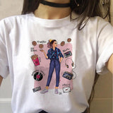 Stranger Things 3 women t shirt Funny femme Eleven tshirt fashion ulzzang short sleeve Movie female harajuku t-shirt Oversized