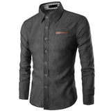 ZOGAA 2019 Hot New Brand Men's Camisa Masculine Long Sleeve Male Shirt Cotton Business Slim Fit Shirt Streetwear Casual Shirts