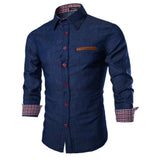 ZOGAA 2019 Hot New Brand Men's Camisa Masculine Long Sleeve Male Shirt Cotton Business Slim Fit Shirt Streetwear Casual Shirts