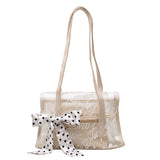 Lady Bow Transparent Embroidered Mother-And-Child Bag