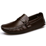 Big Size Men Loafers Shoes Leather 2020 Fashion Men Casual Shoes Men Flats Slip on Plus Size 38-48 Men's Moccasins Flats