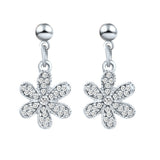 Simple And Elegant Small Fresh Plum Earrings