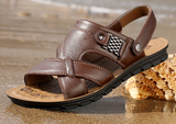 Casual Men Large Size Soft Bottom Outdoor Dual-Use Slippers