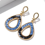 Personalized Simple Geometric Hollow Drop-Shaped Earrings
