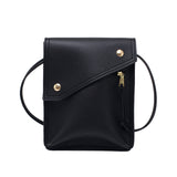Fashion solid color flip phone bag