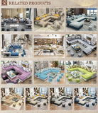 Modern Wooden Frame Fabric Furniture Sofa Living Room Set
