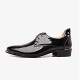 Fashion Business Men Dress Shoes Genuine Leather Pointed Toe Slip on Flats Loafers Formal Office Shoes Men Leather Oxfords