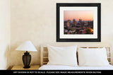Framed Print, Syracuse At Dusk