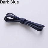 1Pair Waxed Cotton Round Shoe laces Leather Waterproof ShoeLaces Martin Boots Shoelace Sports Shoestring 60/80/100/120/140CM