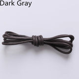1Pair Waxed Cotton Round Shoe laces Leather Waterproof ShoeLaces Martin Boots Shoelace Sports Shoestring 60/80/100/120/140CM