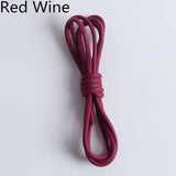 1Pair Waxed Cotton Round Shoe laces Leather Waterproof ShoeLaces Martin Boots Shoelace Sports Shoestring 60/80/100/120/140CM
