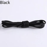 1Pair Waxed Cotton Round Shoe laces Leather Waterproof ShoeLaces Martin Boots Shoelace Sports Shoestring 60/80/100/120/140CM