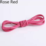 1Pair Waxed Cotton Round Shoe laces Leather Waterproof ShoeLaces Martin Boots Shoelace Sports Shoestring 60/80/100/120/140CM