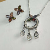 OUFEI Stainless Steel Jewelry Sets Fifts For Women Vogue 2019 Pendant Necklace Earrings set Fine Jewelry Accessories