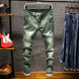 2020 New Fashion Boutique Stretch Casual Mens Jeans / Skinny Jeans Men Straight Mens Denim Jeans / Male Stretch Trouser Pants