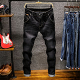 2020 New Fashion Boutique Stretch Casual Mens Jeans / Skinny Jeans Men Straight Mens Denim Jeans / Male Stretch Trouser Pants