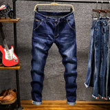 2020 New Fashion Boutique Stretch Casual Mens Jeans / Skinny Jeans Men Straight Mens Denim Jeans / Male Stretch Trouser Pants
