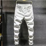 2020 New Fashion Boutique Stretch Casual Mens Jeans / Skinny Jeans Men Straight Mens Denim Jeans / Male Stretch Trouser Pants