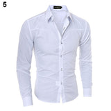 New Argyle luxury men's shirt Business Style Slim Soft Comfort Slim Fit Styles Long Sleeve Casual Dress Shirt Gift For Men