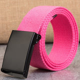 New Men Belt New Fashion Unisex Army Tactical Waist Belt Jeans Male Casual Luxury Canvas 3.8cm Webbing Waistband Ceinture Femme