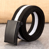 New Men Belt New Fashion Unisex Army Tactical Waist Belt Jeans Male Casual Luxury Canvas 3.8cm Webbing Waistband Ceinture Femme