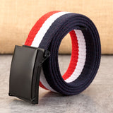 New Men Belt New Fashion Unisex Army Tactical Waist Belt Jeans Male Casual Luxury Canvas 3.8cm Webbing Waistband Ceinture Femme