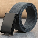 New Men Belt New Fashion Unisex Army Tactical Waist Belt Jeans Male Casual Luxury Canvas 3.8cm Webbing Waistband Ceinture Femme