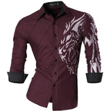 jeansian Spring Autumn Features Shirts Men Casual Jeans Shirt New Arrival Long Sleeve Casual Slim Fit Male Shirts Z034