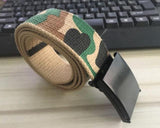 New Men Belt New Fashion Unisex Army Tactical Waist Belt Jeans Male Casual Luxury Canvas 3.8cm Webbing Waistband Ceinture Femme