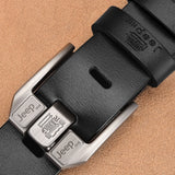 NO.ONEPAUL Genuine Leather For Men High Quality Black Buckle Jeans Belt Cowskin Casual Belts Business Belt Cowboy waistband